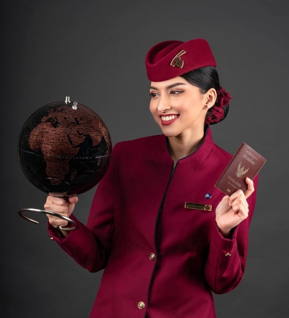 Qatar Airways Cabin Crew May Sakdanurak