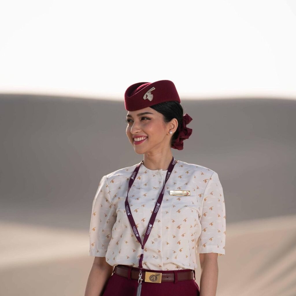 Qatar Airways Cabin Crew May Sakdanurak