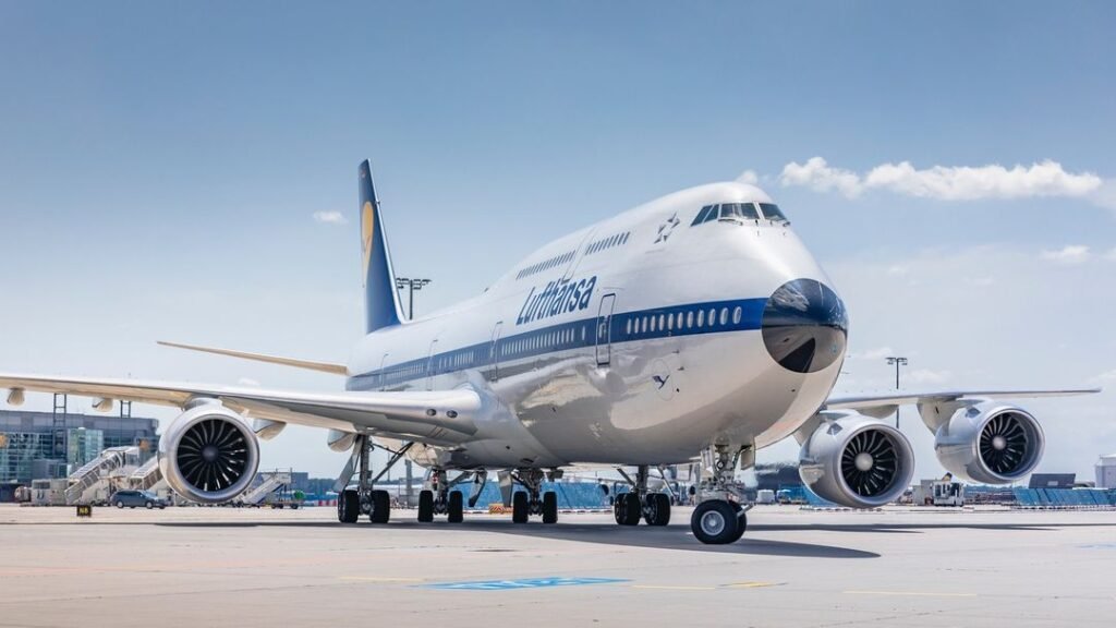 Lufthansa Boeing 747-8 Taxi