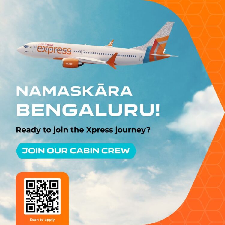 Air India Express Cabin Crew Hiring Bengaluru