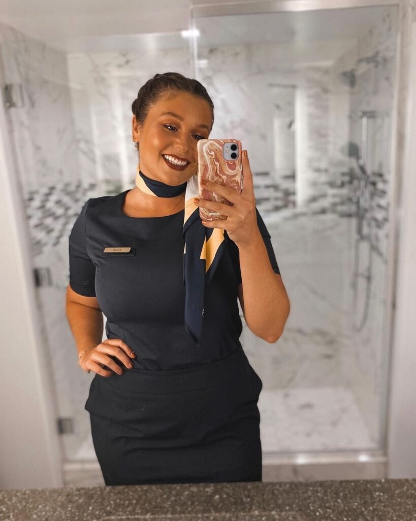 Lufthansa A380 Cabin Crew Kathi
