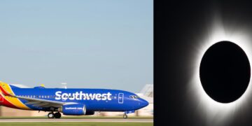 Southwest Airlines Solar Eclipse
