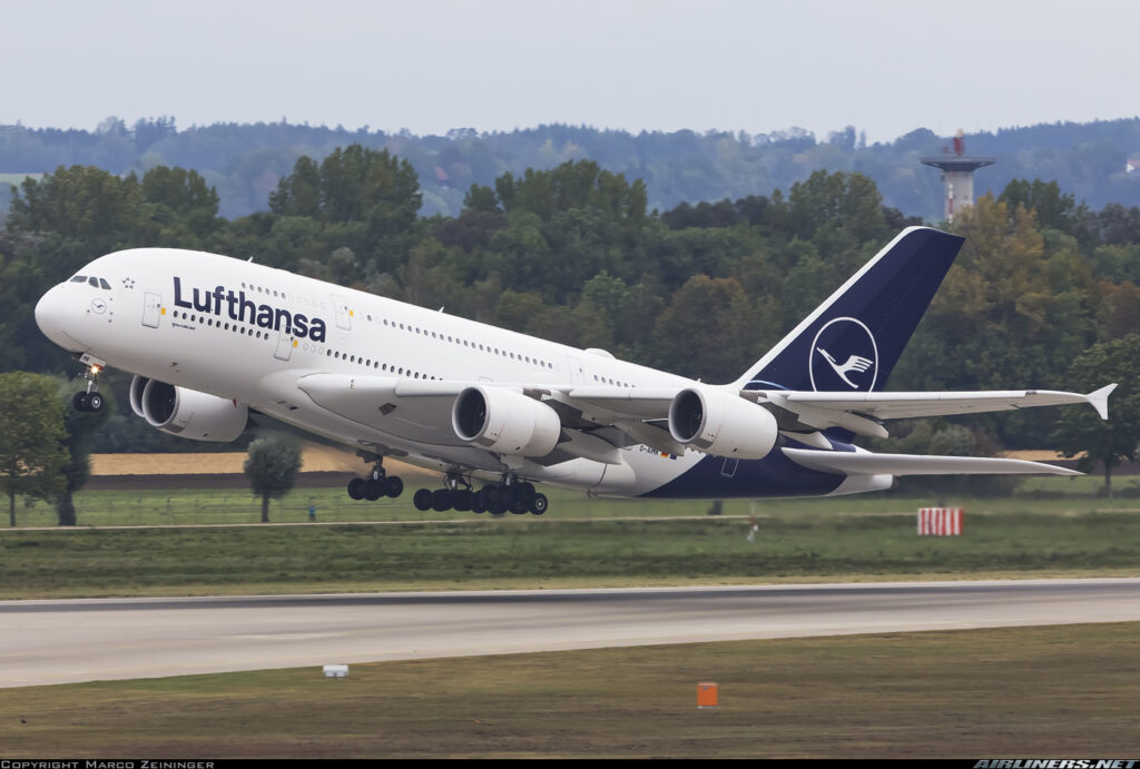 A380 Lufthansa MUC-JFk