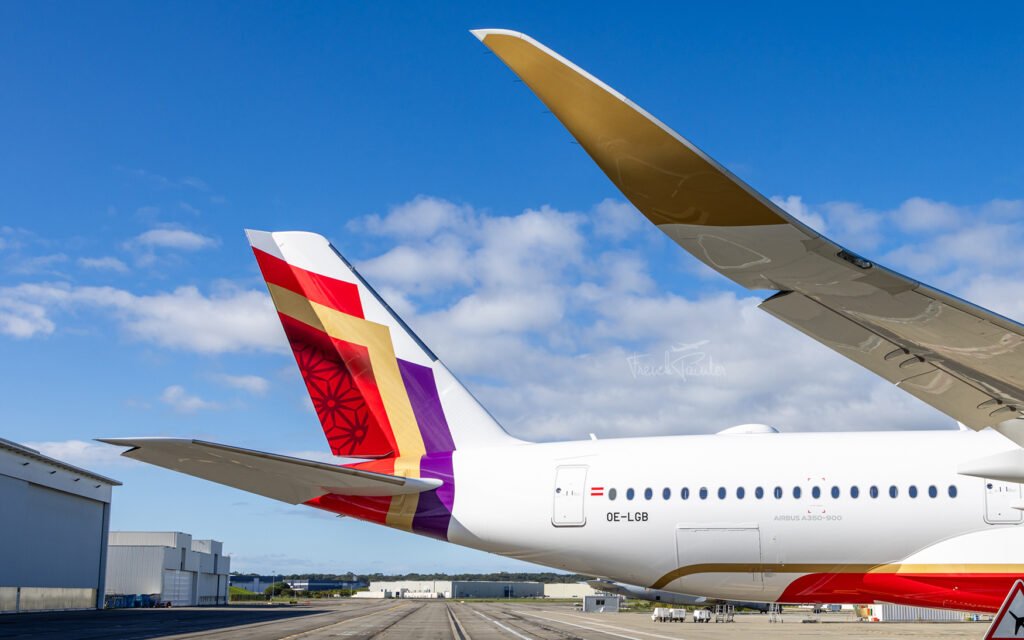 Air India's Airbus A350-900 has rolled out a new livery.