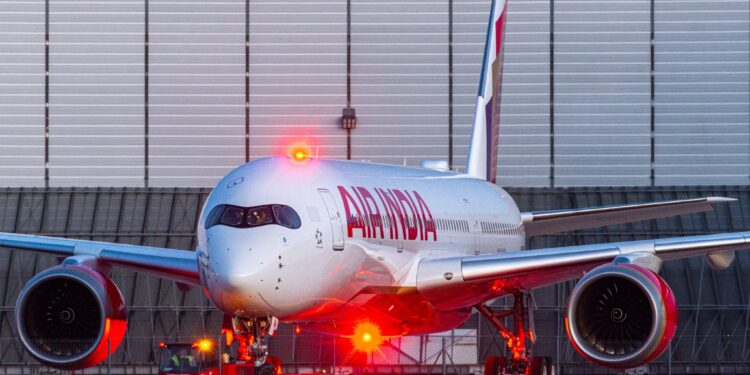 Air India A350 First Look with new Livery