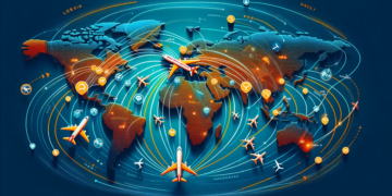 illustration-of-a-global-map-with-Air-India-flight-routes-highlighted-showing-an-expanded-network