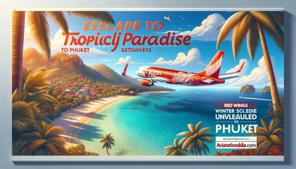 Design-an-advertisement-banner-for-Red-Wings-winter-flight-schedule-to-Phuket.-The-banner-is-vibrant-and-tropical-featuring-an-image-of-a-Red-Wings