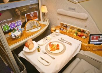 Emirates-A380-First-Class-Meal