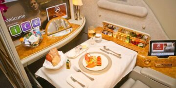 Emirates-A380-First-Class-Meal