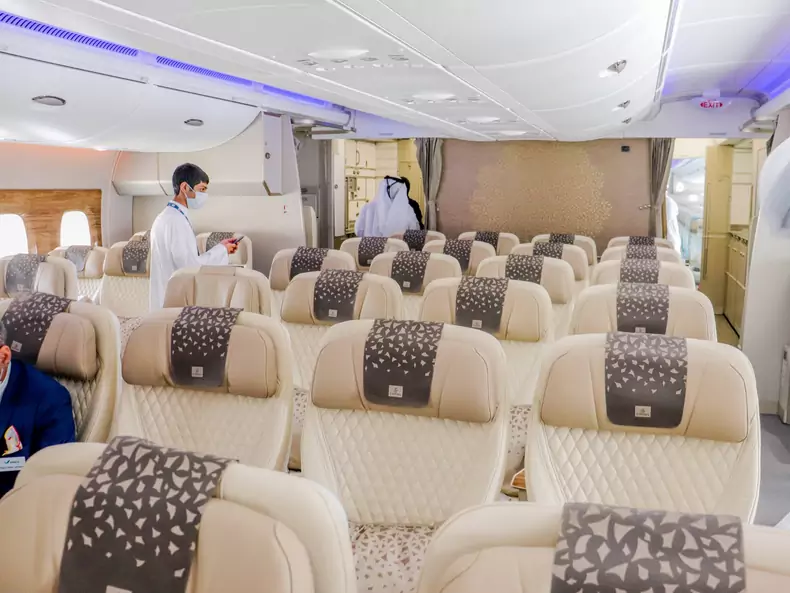 Emirates A380 Inside