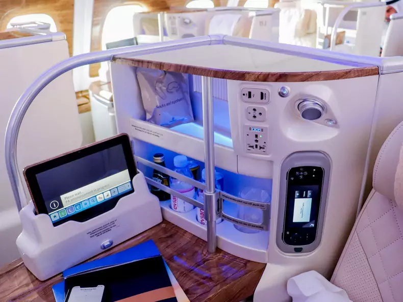 Emirates A380 Toilatories