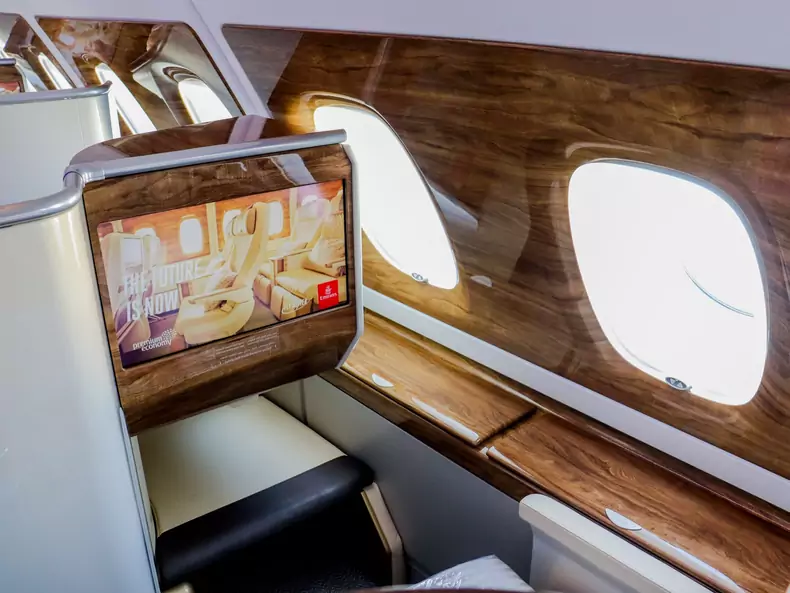 Emirates A380 Window View