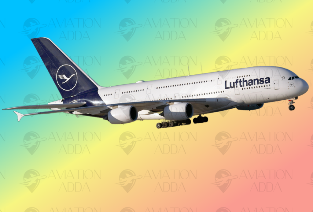 Lufthansa A380 AviationAdda.Com
