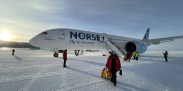 Norse Atlantic Airways Landing in Antarctica