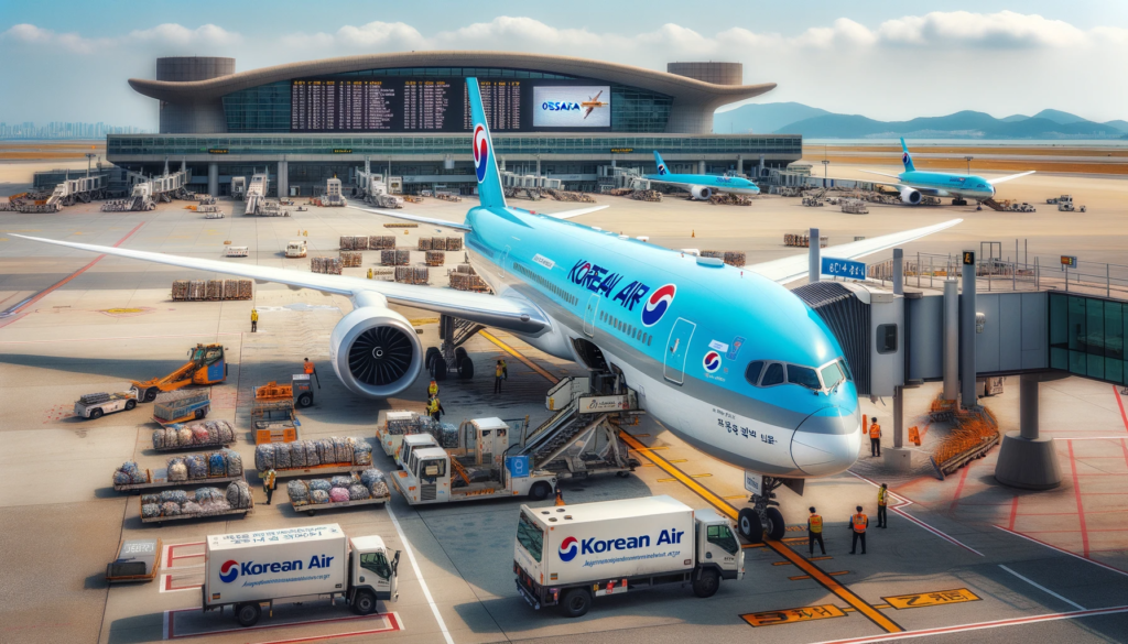 Photo-of-a-Korean-Air-airplane-at-the-gate-during-a-clear-day-at-Seouls-Incheon-International-Airport-ready-for-its-flight-to-Osaka.