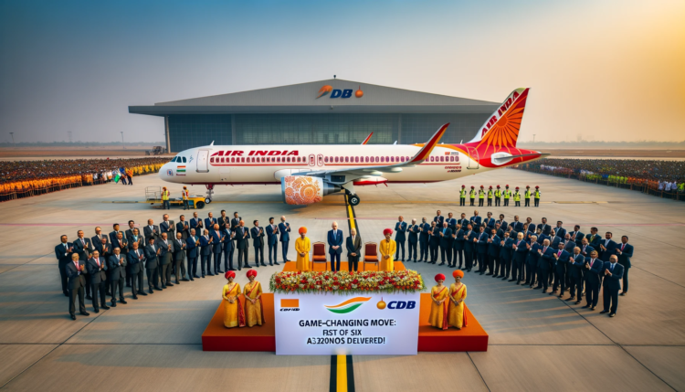 Photo-of-a-brand-new-Air-India-A320neo-aircraft-being-delivered-with-the-CDB-Aviation