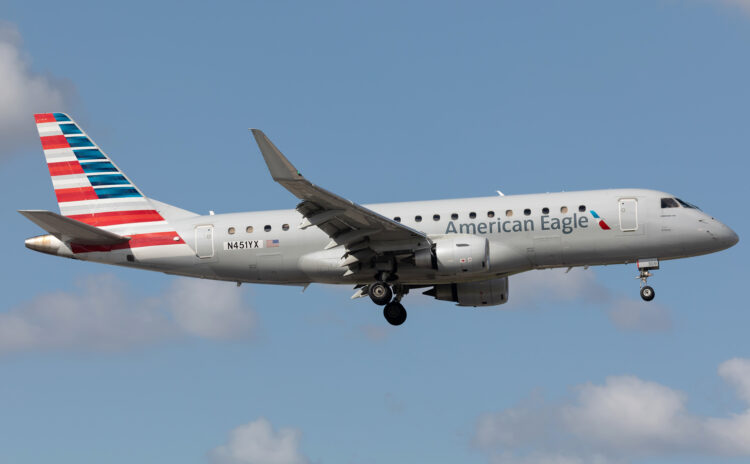 American Airlines (Plane and crew by Envoy Air as American Eagle)