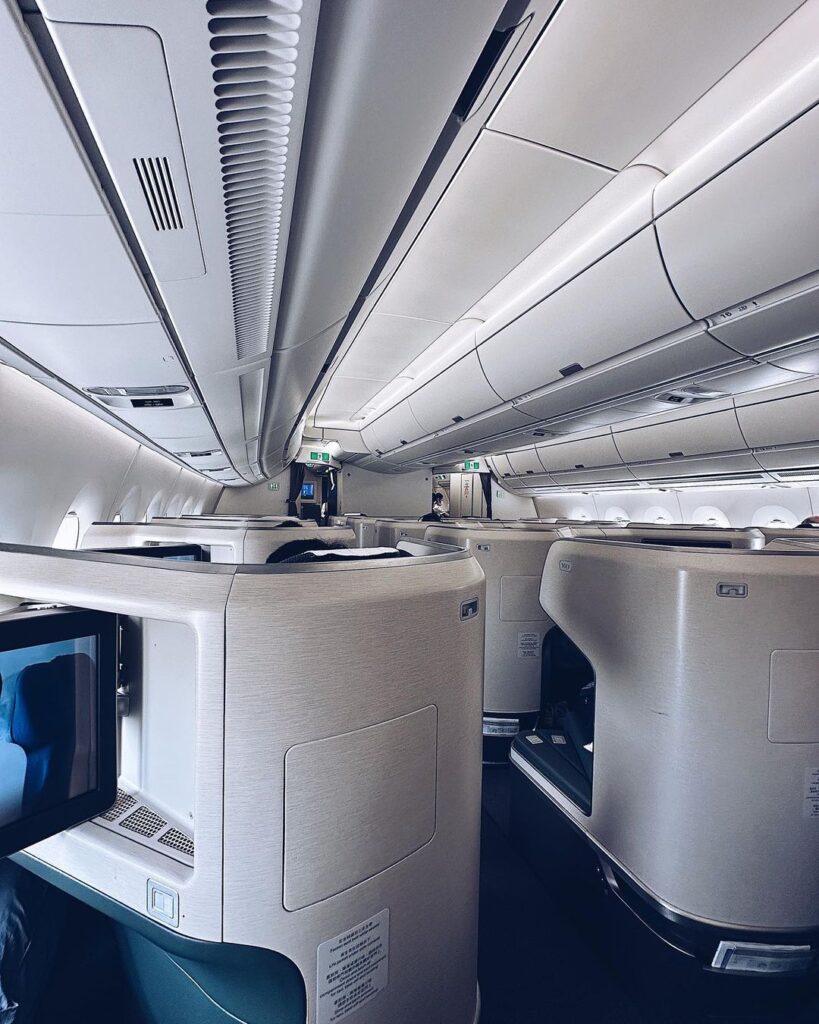 Cathay Pacific A350 Business Class Interior Seats