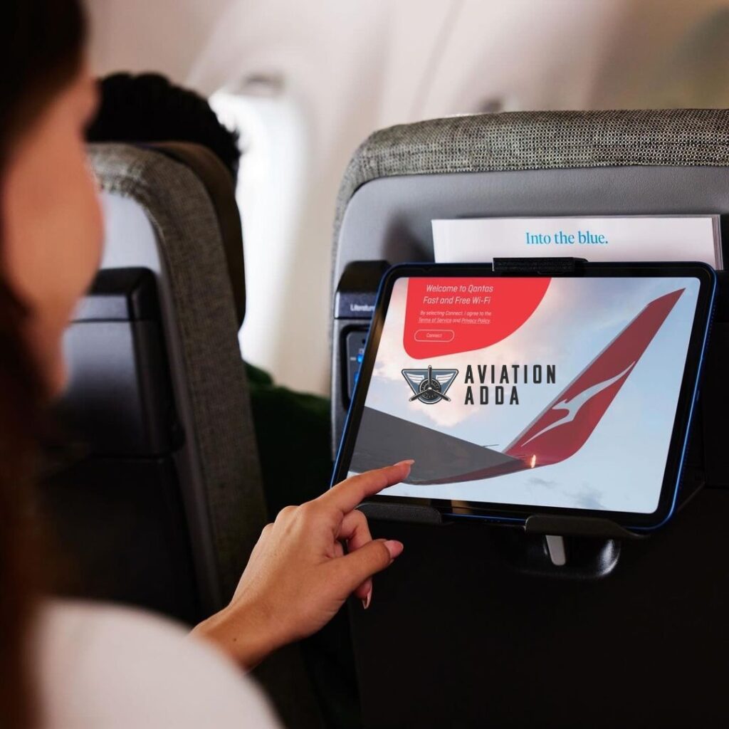 Qantas A220 Flight Entertainment System